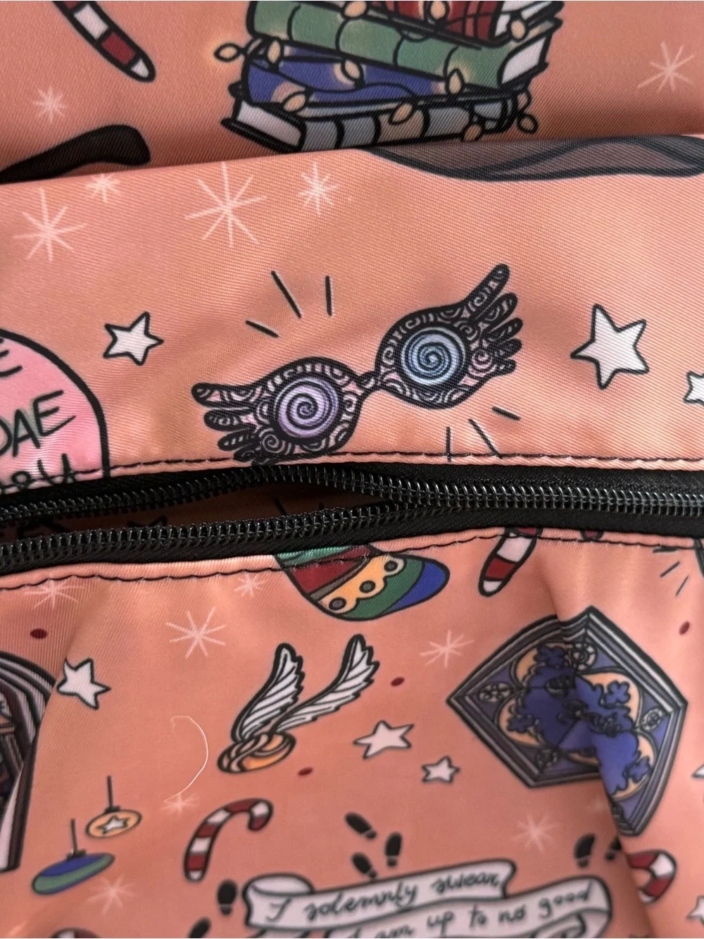 NWOT Harry Potter Illustrated School Backpack